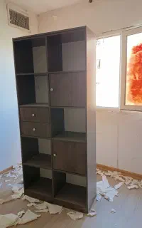 کتابخانه ام دی اف ارتفاع ۲مترعرض۸۹عمق۳۶ تمیز