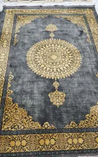 فرش طلاکوب سیزان ۶متری