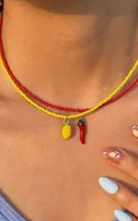 اف گردنبند منجوقی ترند فقط 100هزارت
