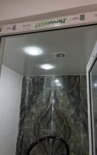 اجرای سقف کاذب pvc و 60*60و ماربل شیت