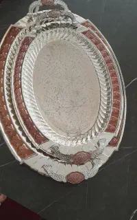 سینی استیل دوتایی