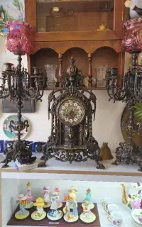 ساعت و شمعدان فرانسه