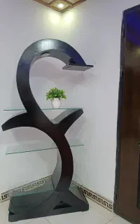 فروش ویترین چوبی چراغ دار