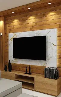 اجرای دیوار پوش چوبی