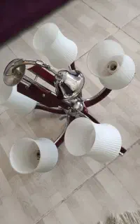 لوستر پنج شعله یک عدد و دوتا تکی