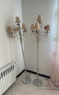 لوستر آباژور دو عدد