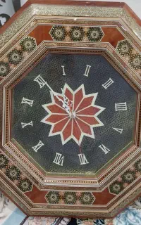 ساعت دیواری خاتم کاری
