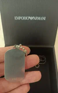گردنبند Emporio Armani با جعبه اصلی، خرید لندن