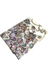 روفرشی مخمل یک رو دورو زکدار