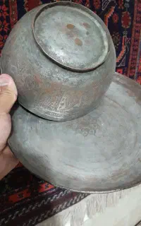 کاسه و بشقاب مسی