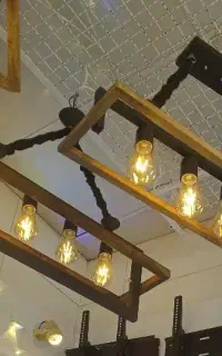 لوستر چوبین مدرن