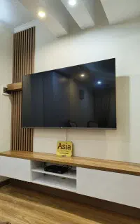 دیواری آسیاپخش مرکز تی وی وال شلف میز تلویزیون