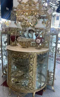 آینه و میز برنز