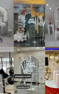 تجهیزات مجالس گلها (ظروف کرایه گلها)