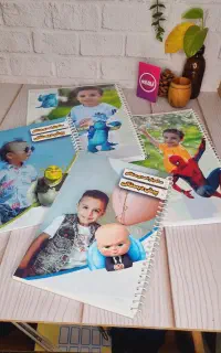 دفتر با عکس فرزند شما