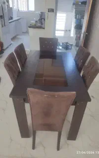 میز غذاخوری شش نفری