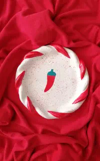 ظرف گرد فلفلی