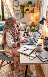 کار در منزل با گوشی همراه