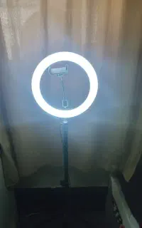 رینگ لایت RGB نو و استفاده نشده + سه‌پایه