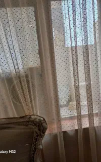 پرده توری توپی