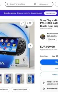 (قیمت ویژه) PS Vita PCH-1004 ZA01 اصل