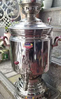 سماور 20 لیتری برنجی نو مناسب کافه و مغازه
