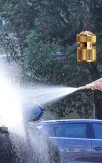 پرتاب اب تا 20 متر/نازل سرشیلنگی برنجی مدلHogo/اصل