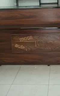 فروش کانتر ودکورmdf و تعدادی وسایل کافه کاملا نو