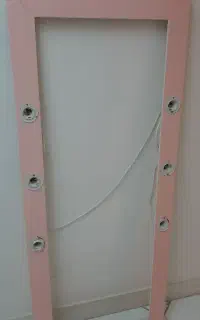 قاب آینه چراغ دار ، قاب ام دی اف