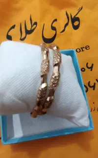 فروش ۲ عدد النگو ۱۸ عیار سایز ۳