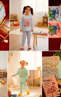 پوشاک تهرانی فر-بلوز شلوار پسرودختر ۵چاپ