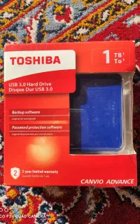 هارد اکسترنال توشیبا مدل Canvio Advance یک ترابایت
