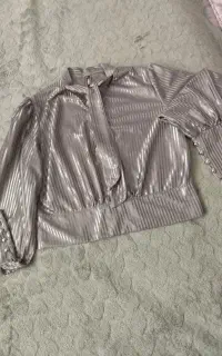 شومیز مجلسی دخترانه رنگ سبز سدری