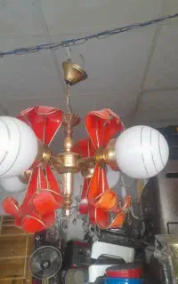 لوستر شیشه ای درحد نو