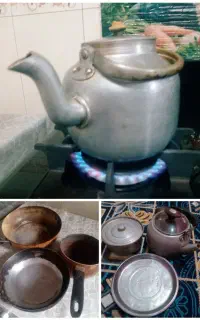 ظروف کارکرده اشپزخانه