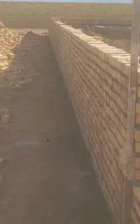 دیوار چینی سیمان کاری