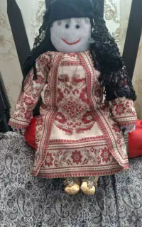 عروسک های دستدوز محلی و ساک دستی سنتی