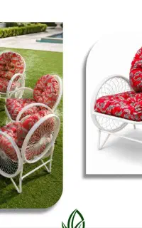 فروش مبلمان باغی ۶ نفره/سایبان