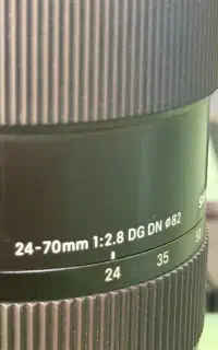lens 24.70 sigma dg dn E for sony لنز سیگما سونی