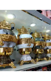 سماور گازی طرح ماربل ایران نژاد و فیروزه سماورگازی