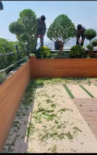 خدمات باغبانی وباغچه کاری هرس کودهی بیل زدن باغچه