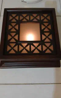 لوستر سقفی چوبی