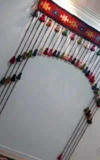 آویز پرده و گلیم سنتی دستباف