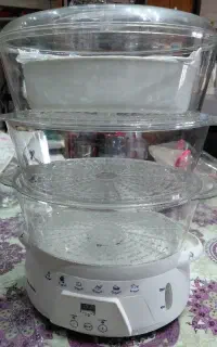 بخار پز نو سه طبقه ای