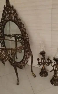 آینه و شمعدان