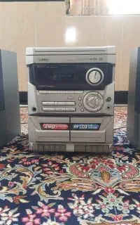 ضبط صوت aiwa قدیمی کنترل دار سی دی خور