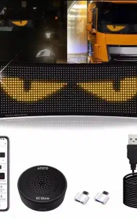 تابلو روان پشت ماشین