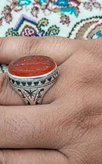 انگشتر  نقره بشرط اصل