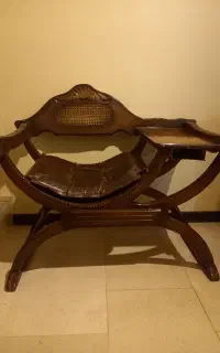 میز تلفن چوبی