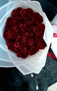 دسته گل روبانی